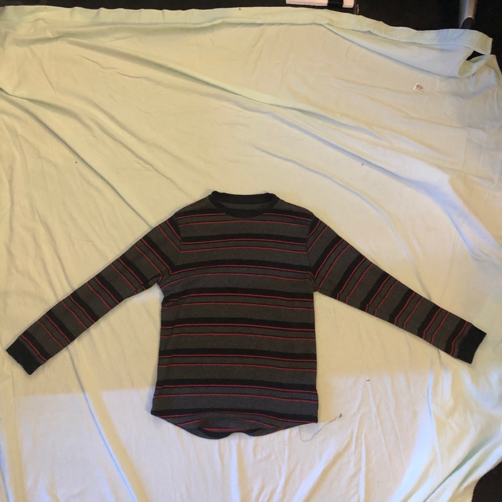Medium Red Black and Grey Long-sleeve CSG Shirt